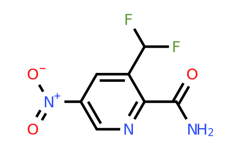 1804440-51-4 | 3-(Difluoromethyl)-5-nitropyridine-2-carboxamide