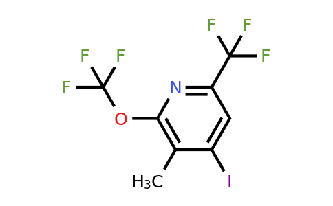 4-Iodo-3-methyl-2-(trifluoromethoxy)-6-(trifluoromethyl)pyridine