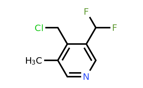 4-(Chloromethyl)-3-(difluoromethyl)-5-methylpyridine