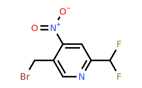 5-(Bromomethyl)-2-(difluoromethyl)-4-nitropyridine