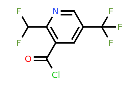 2-(Difluoromethyl)-5-(trifluoromethyl)pyridine-3-carbonyl chloride