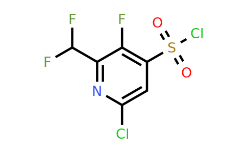 6-Chloro-2-(difluoromethyl)-3-fluoropyridine-4-sulfonyl chloride