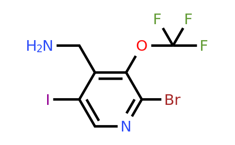 4-(Aminomethyl)-2-bromo-5-iodo-3-(trifluoromethoxy)pyridine