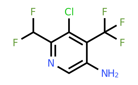 5-Amino-3-chloro-2-(difluoromethyl)-4-(trifluoromethyl)pyridine