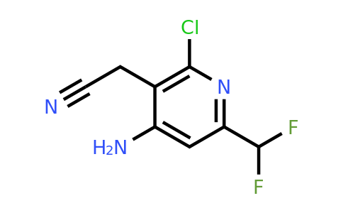 1804450-73-4 | 4-Amino-2-chloro-6-(difluoromethyl)pyridine-3-acetonitrile