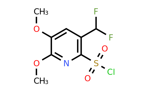 5-(Difluoromethyl)-2,3-dimethoxypyridine-6-sulfonyl chloride