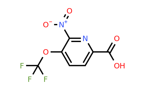 2-Nitro-3-(trifluoromethoxy)pyridine-6-carboxylic acid