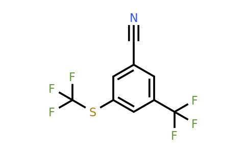 1804454-88-3 | 3-(Trifluoromethyl)-5-(trifluoromethylthio)benzonitrile