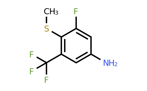 1804455-07-9 | 4-Amino-2-fluoro-6-(trifluoromethyl)thioanisole