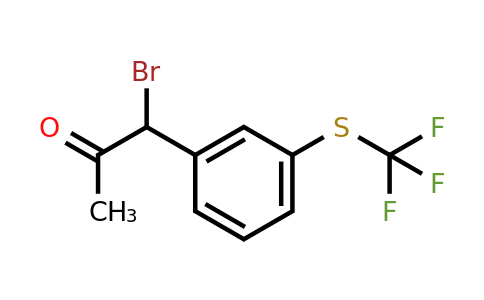 1804455-83-1 | 1-Bromo-1-(3-(trifluoromethylthio)phenyl)propan-2-one