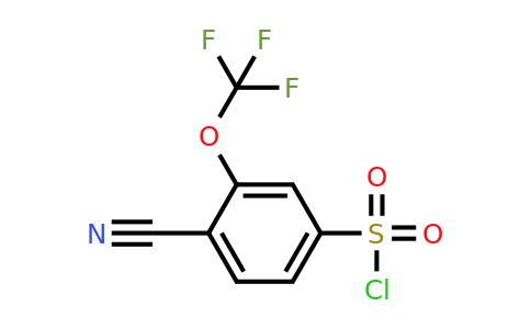 1804456-65-2 | 4-Cyano-3-(trifluoromethoxy)benzenesulfonylchloride