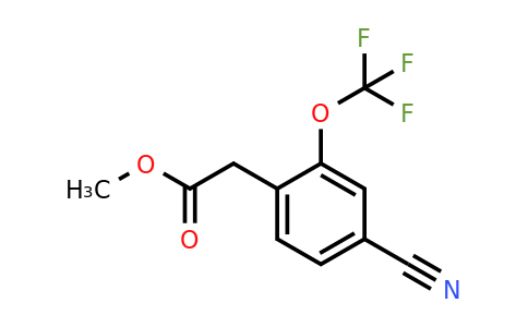 1804457-57-5 | Methyl 4-cyano-2-(trifluoromethoxy)phenylacetate