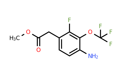 1804458-21-6 | Methyl 4-amino-2-fluoro-3-(trifluoromethoxy)phenylacetate