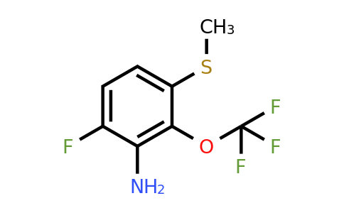 1804458-47-6 | 3-Amino-4-fluoro-2-(trifluoromethoxy)thioanisole