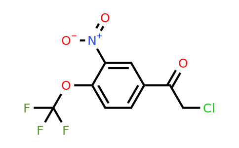 1804460-47-6 | 3'-Nitro-4'-(trifluoromethoxy)phenacyl chloride