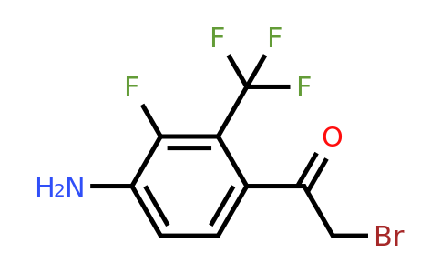 1804461-36-6 | 4'-Amino-3'-fluoro-2'-(trifluoromethyl)phenacyl bromide