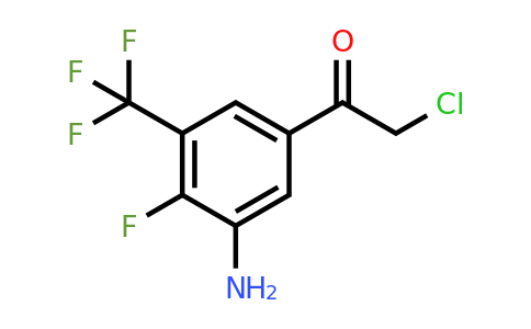1804461-43-5 | 3'-Amino-4'-fluoro-5'-(trifluoromethyl)phenacyl chloride