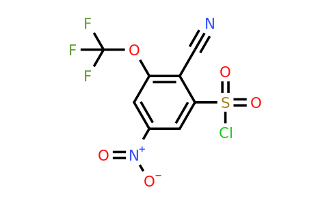 1804461-54-8 | 2-Cyano-5-nitro-3-(trifluoromethoxy)benzenesulfonylchloride