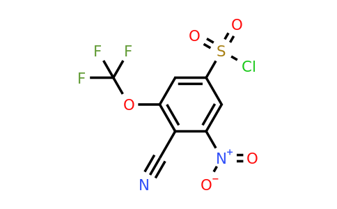 1804461-65-1 | 4-Cyano-3-nitro-5-(trifluoromethoxy)benzenesulfonylchloride