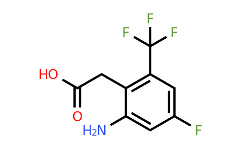 1804461-67-3 | 2-Amino-4-fluoro-6-(trifluoromethyl)phenylacetic acid