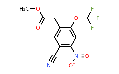 1804462-47-2 | Methyl 5-cyano-4-nitro-2-(trifluoromethoxy)phenylacetate