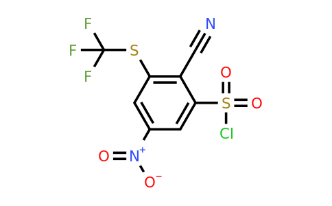1804463-34-0 | 2-Cyano-5-nitro-3-(trifluoromethylthio)benzenesulfonylchloride