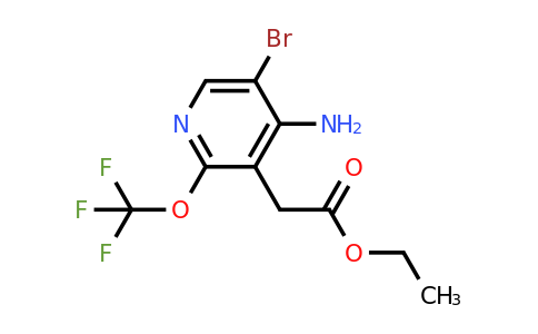 1804465-43-7 | Ethyl 4-amino-5-bromo-2-(trifluoromethoxy)pyridine-3-acetate