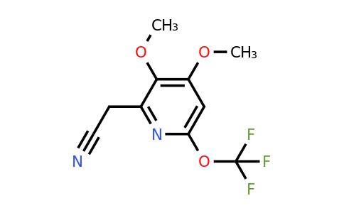 1804466-27-0 | 3,4-Dimethoxy-6-(trifluoromethoxy)pyridine-2-acetonitrile