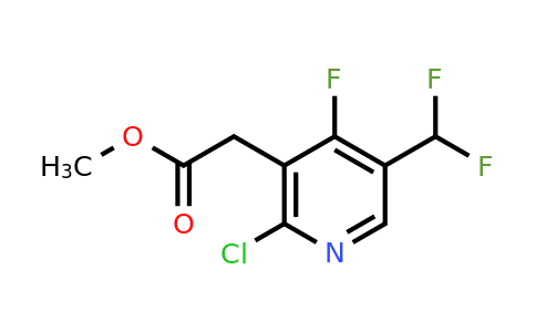 1804469-20-2 | Methyl 2-chloro-5-(difluoromethyl)-4-fluoropyridine-3-acetate