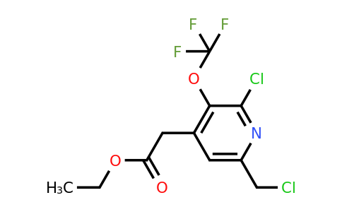1804471-89-3 | Ethyl 2-chloro-6-(chloromethyl)-3-(trifluoromethoxy)pyridine-4-acetate
