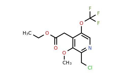 1804477-59-5 | Ethyl 2-(chloromethyl)-3-methoxy-5-(trifluoromethoxy)pyridine-4-acetate