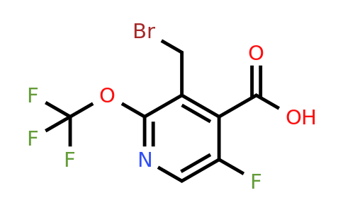3-(Bromomethyl)-5-fluoro-2-(trifluoromethoxy)pyridine-4-carboxylic acid