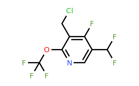 1804481-76-2 | 3-(Chloromethyl)-5-(difluoromethyl)-4-fluoro-2-(trifluoromethoxy)pyridine