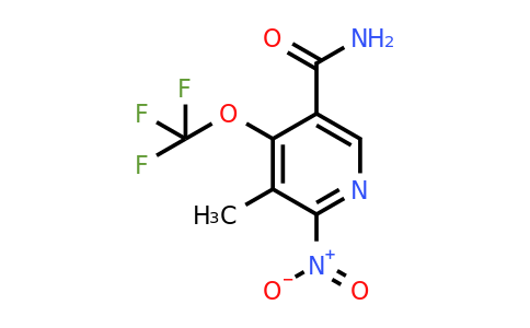 3-Methyl-2-nitro-4-(trifluoromethoxy)pyridine-5-carboxamide