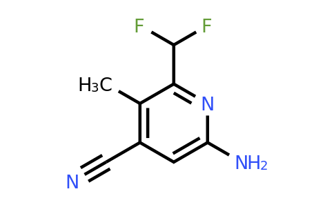 6-Amino-4-cyano-2-(difluoromethyl)-3-methylpyridine