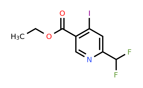 Ethyl 2-(difluoromethyl)-4-iodopyridine-5-carboxylate