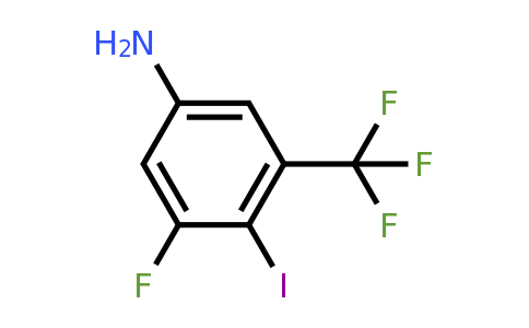 1804490-58-1 | 3-Fluoro-4-iodo-5-(trifluoromethyl)aniline
