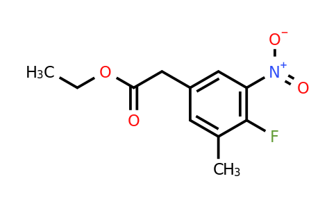 1804492-59-8 | Ethyl 4-fluoro-3-methyl-5-nitrophenylacetate