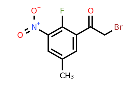 1804497-92-4 | 2'-Fluoro-5'-methyl-3'-nitrophenacyl bromide