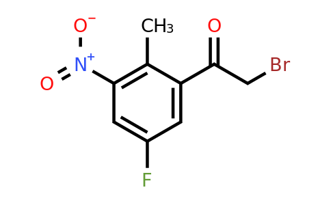 1804498-11-0 | 5'-Fluoro-2'-methyl-3'-nitrophenacyl bromide