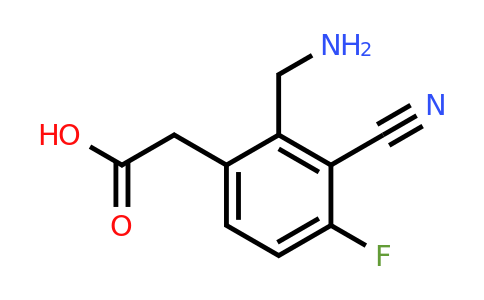 1804499-27-1 | 2-Aminomethyl-3-cyano-4-fluorophenylacetic acid
