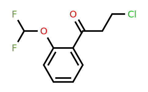 1804499-30-6 | 3-Chloro-1-(2-(difluoromethoxy)phenyl)propan-1-one