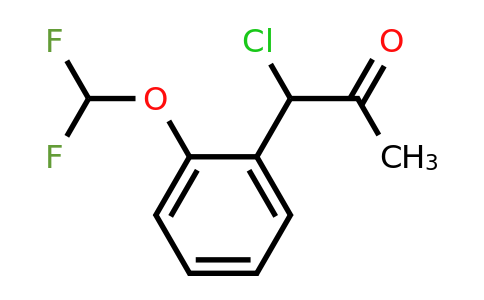 1804499-37-3 | 1-Chloro-1-(2-(difluoromethoxy)phenyl)propan-2-one
