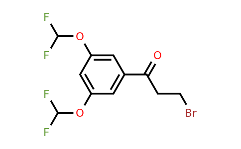 1804502-41-7 | 1-(3,5-Bis(difluoromethoxy)phenyl)-3-bromopropan-1-one