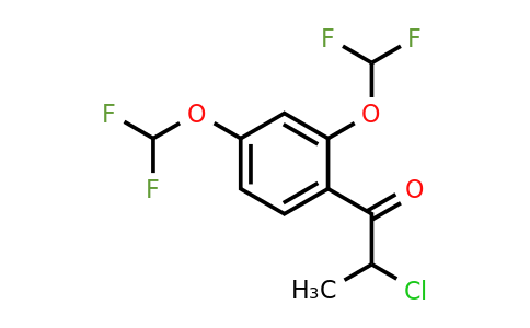 1804502-46-2 | 1-(2,4-Bis(difluoromethoxy)phenyl)-2-chloropropan-1-one