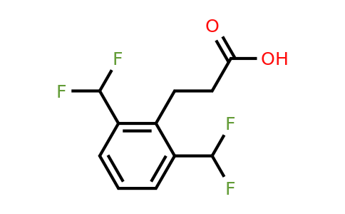 1804502-67-7 | (2,6-Bis(difluoromethyl)phenyl)propanoic acid