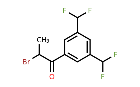 1804502-91-7 | 1-(3,5-Bis(difluoromethyl)phenyl)-2-bromopropan-1-one