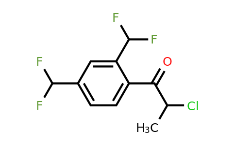 1804502-96-2 | 1-(2,4-Bis(difluoromethyl)phenyl)-2-chloropropan-1-one