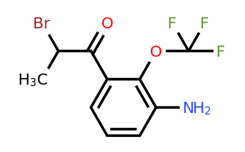 1804507-40-1 | 1-(3-Amino-2-(trifluoromethoxy)phenyl)-2-bromopropan-1-one