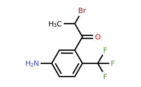 1804507-69-4 | 1-(5-Amino-2-(trifluoromethyl)phenyl)-2-bromopropan-1-one